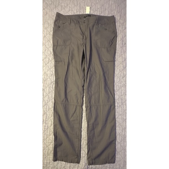 Eddie Bauer Pants - Eddie Bauer Women's Utility Cargo Travel Pants Gray Cotton Tall 18 Workwear